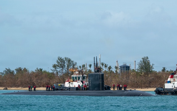 USS Asheville returns to Naval Base Guam