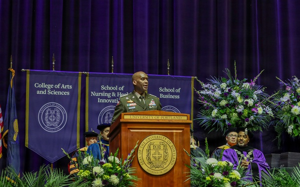 USFK Commander Attends University of Portland Graduation