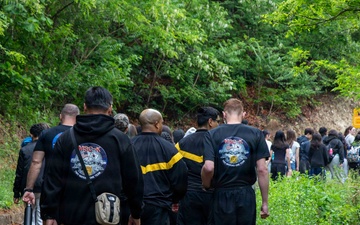 U.S. Army Materiel Support Command - Korea is proud to support our community partners at Daegu Middle High School during their educational field trip to historic Hill 303 on May 1.