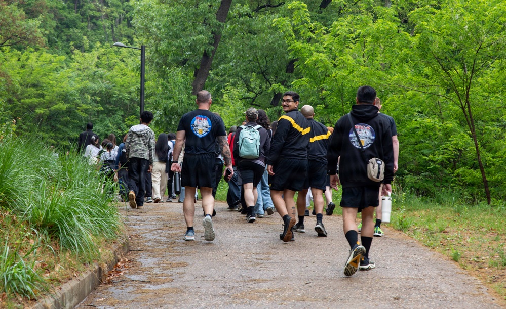 U.S. Army Materiel Support Command - Korea is proud to support our community partners at Daegu Middle High School during their educational field trip to historic Hill 303 on May 1.