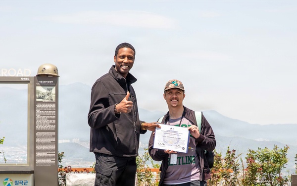 U.S. Army Materiel Support Command - Korea is proud to support our community partners at Daegu Middle High School during their educational field trip to historic Hill 303 on May 1.