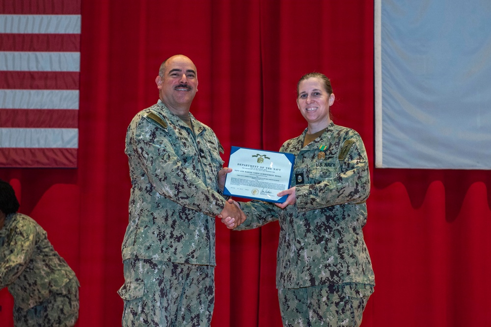 CFAY Holds All Hands and Awards at Quarters