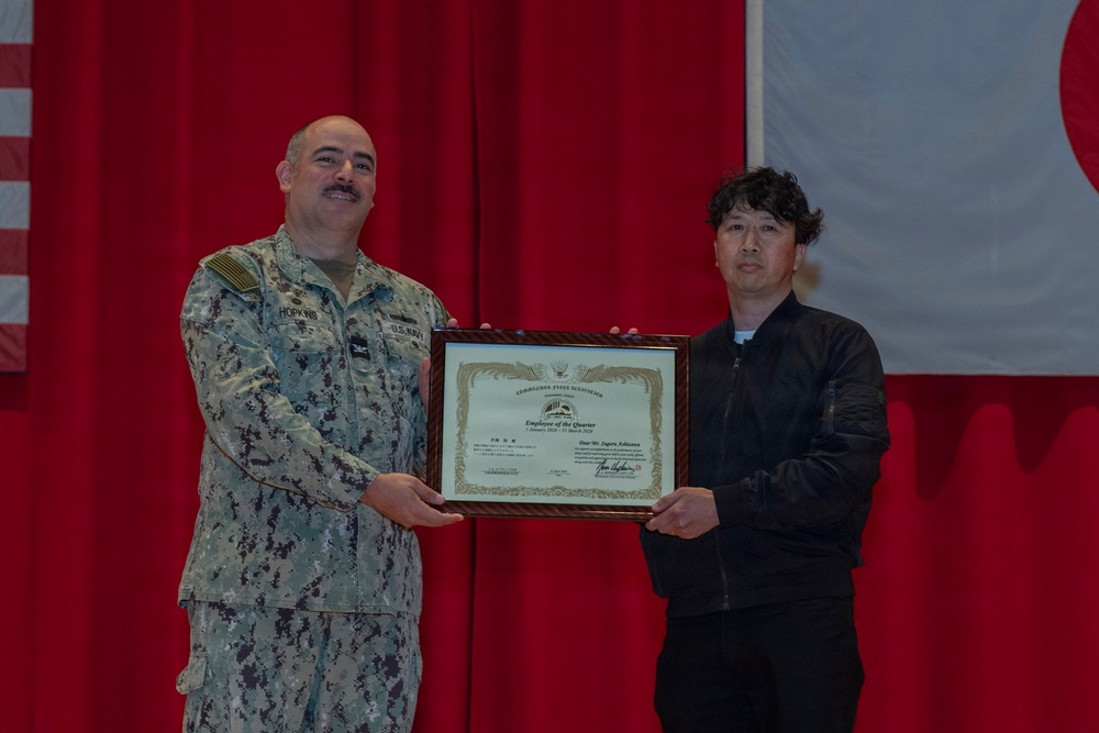 CFAY Holds All Hands and Awards at Quarters