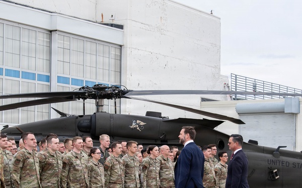 Vice President Vance visits 132d Wing