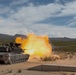 M1A2 Abrams Main Battle Tank Fires Main Gun During Live-Fire Exercise at Desert Training Range