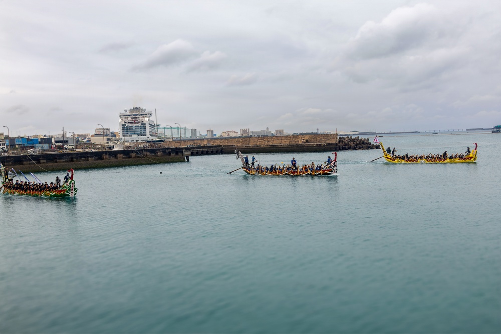 U.S. Army community members participate in Okinawa’s Naha Haarii