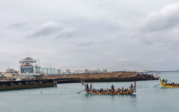 U.S. Army community members participate in Okinawa’s Naha Haarii