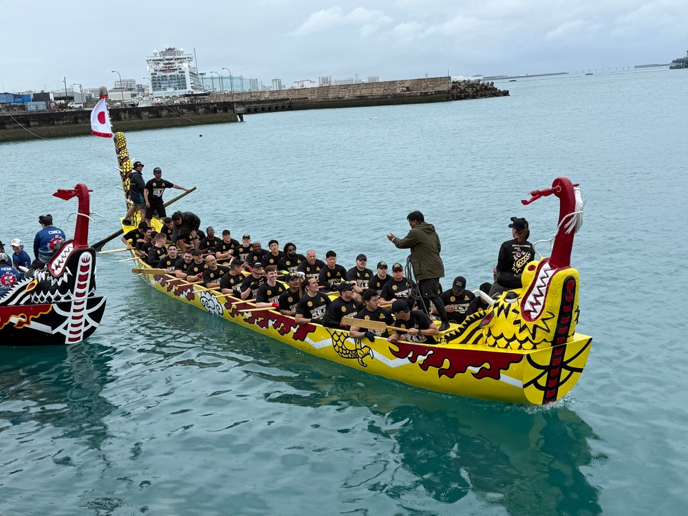 U.S. Army community members participate in Okinawa’s Naha Haarii