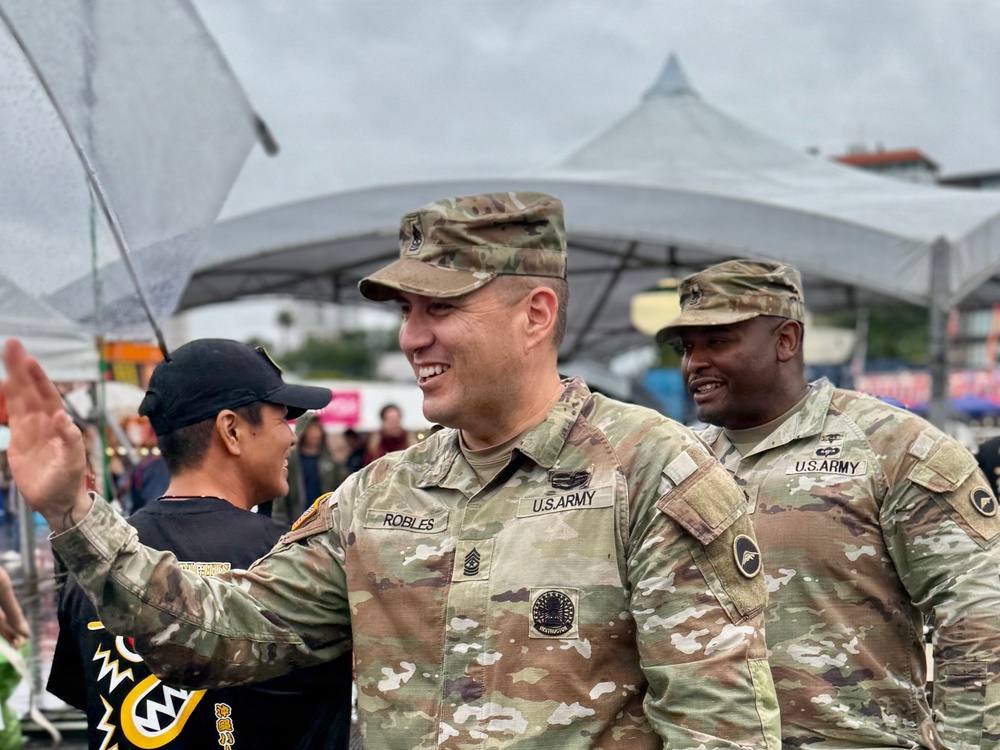 U.S. Army community members participate in Okinawa’s Naha Haarii