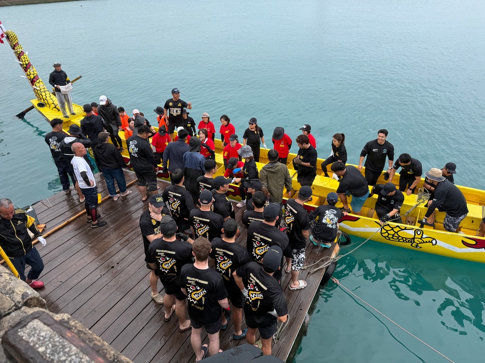 U.S. Army community members participate in Okinawa’s Naha Haarii
