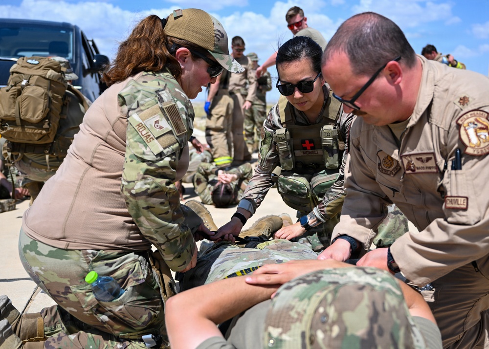 Readiness Training at a base in the Middle East
