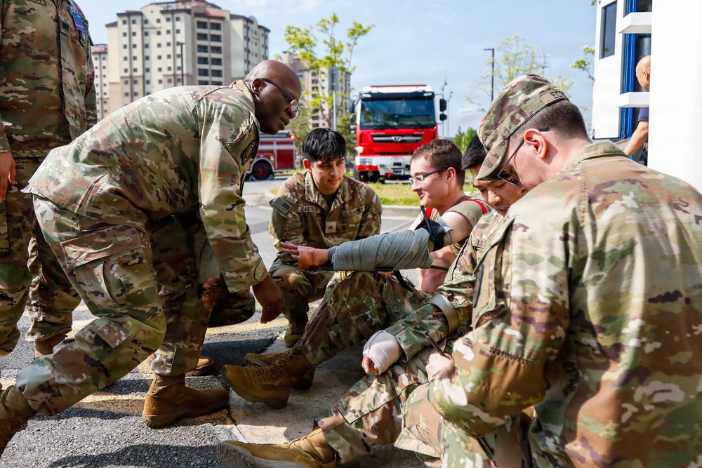 1st Signal Brigade conducts MASCAL Training at Camp Humphreys.