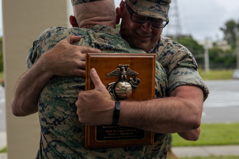 U.S. Marine with 12th MLR Awarded Motor Transport Maintenance Officer of the Year