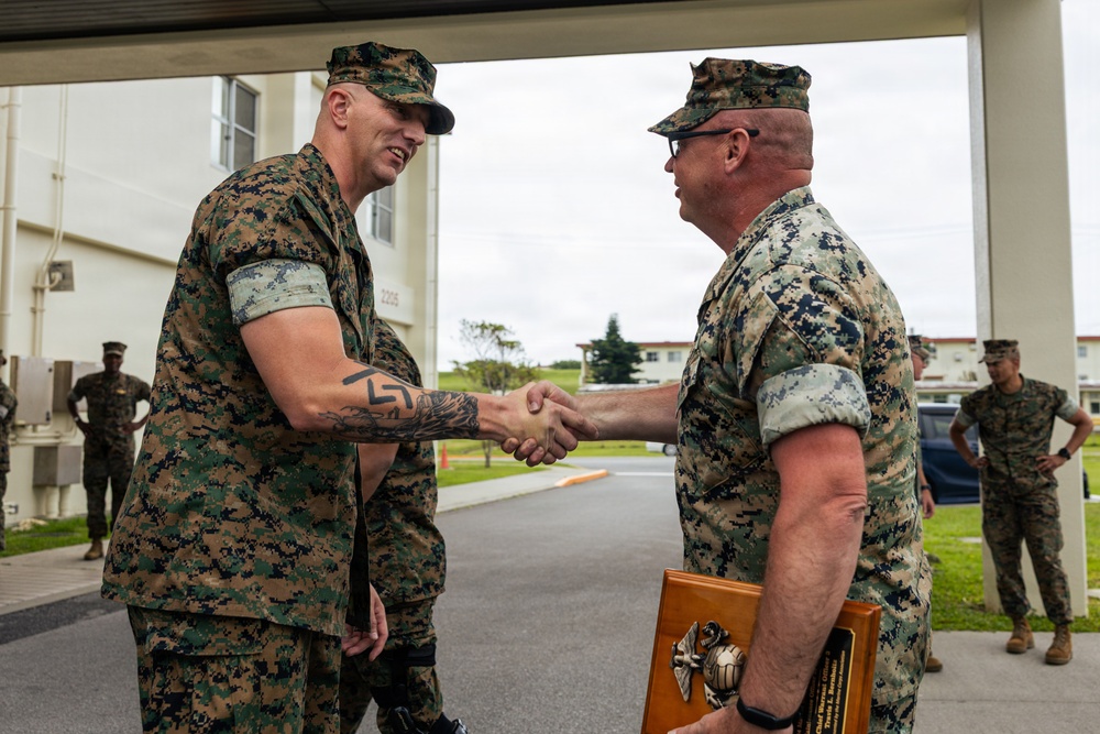 U.S. Marine with 12th MLR Awarded Motor Transport Maintenance Officer of the Year