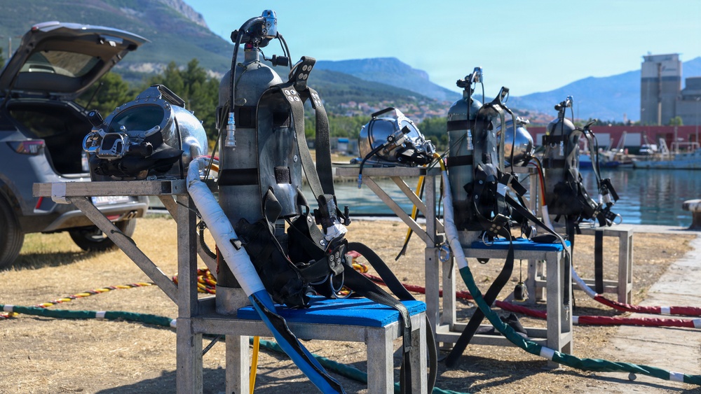 Seabee Divers Support Critical Port Repairs in Croatia