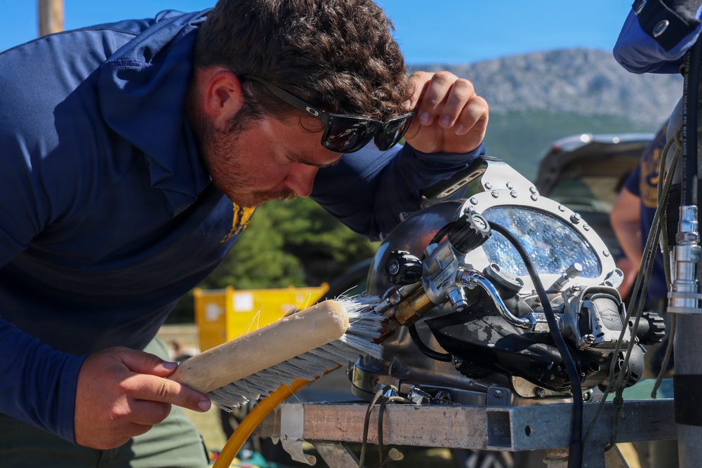 Seabee Divers Support Critical Port Repairs in Croatia