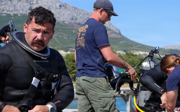 Seabee Divers Support Critical Port Repairs in Croatia