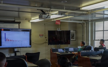 U.S. Marines and Civilians Collaborate on Emergency Operations Center at MCBH for Hurricanes Readiness