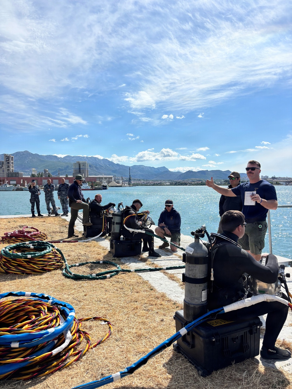 Seabees Conduct Infrastructure Repairs at Port Brizine