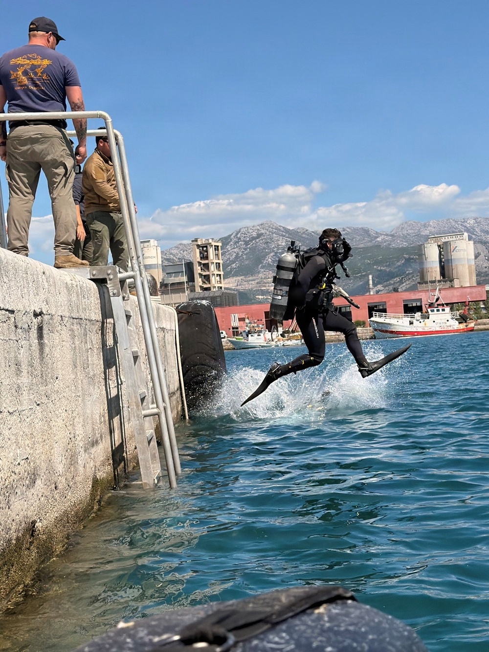 Seabees Conduct Infrastructure Repairs at Port Brizine
