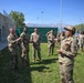 31 FW Command Chief immerses with 31 SFS K-9 unit