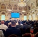 Lt. Col. Chris Herold, Deputy Commander for support to Ukraine for the U.S. Army Corps of Engineers, Europe District at the International Stability Operations Association’s Third Annual Europe Industry Days event April 14 in Wiesbaden, Germany