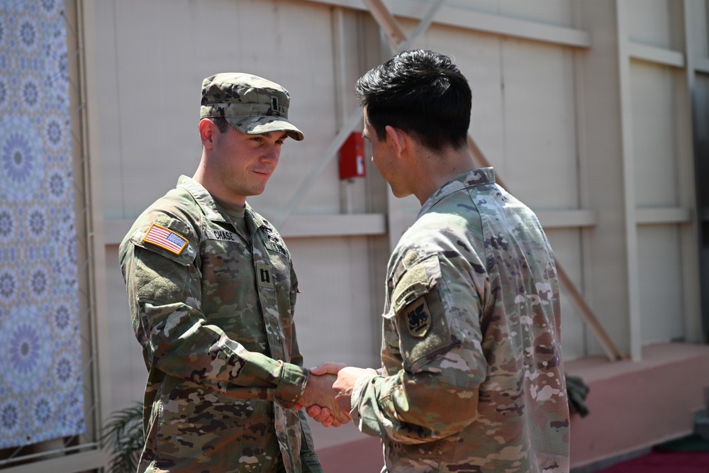 SETAF-AF public affairs officer promoted during African Lion 26