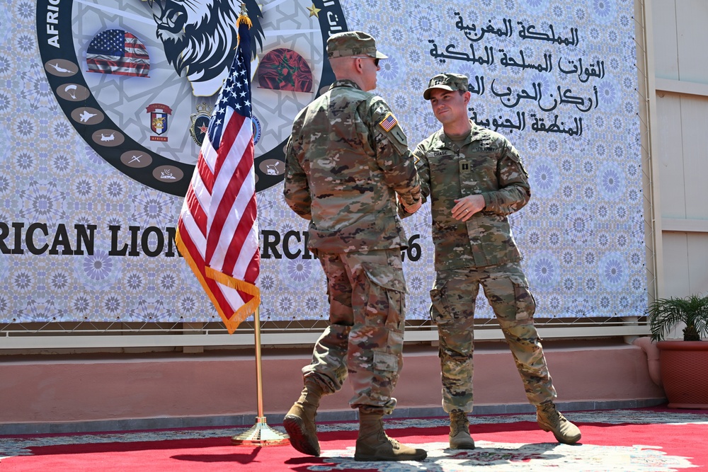 SETAF-AF public affairs officer promoted during African Lion 26