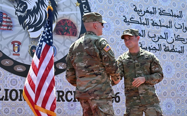 SETAF-AF public affairs officer promoted during African Lion 26