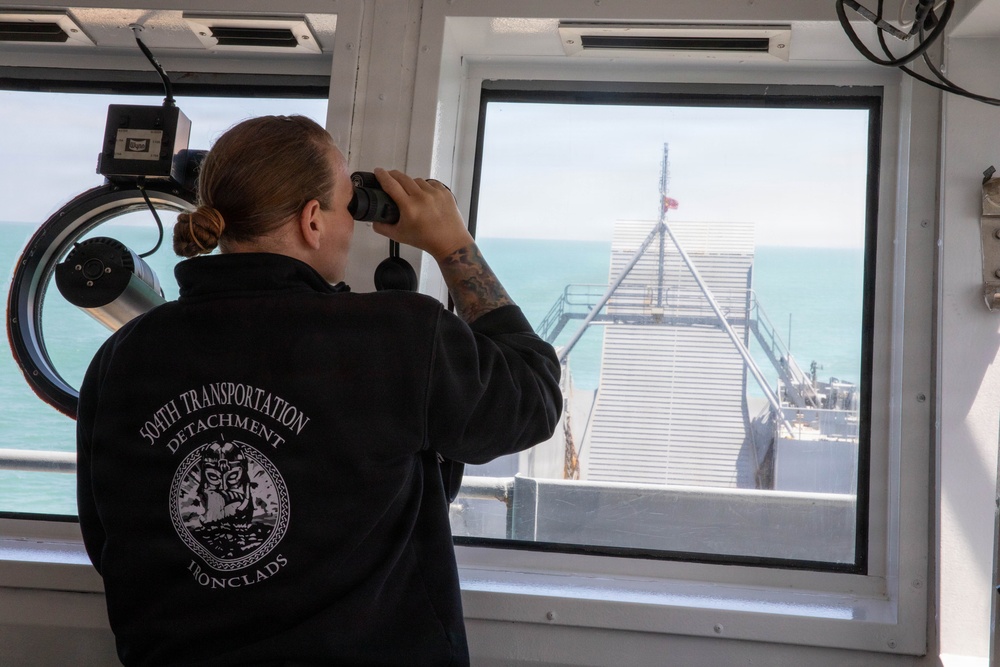 US Army watercraft crew executes maritime search, rescue operations