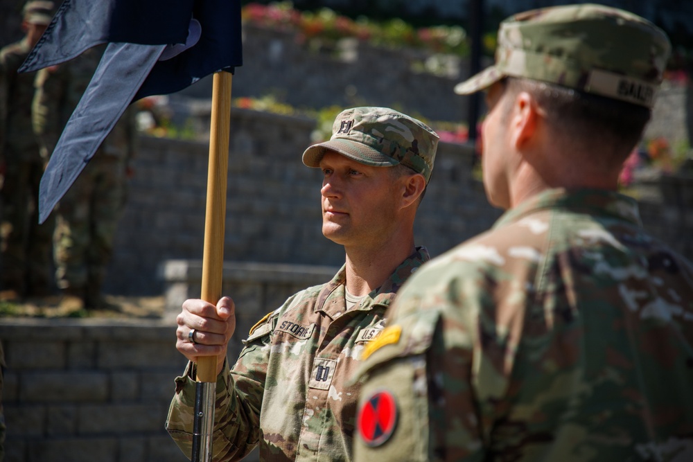 B Co 4-23IN Change of Command