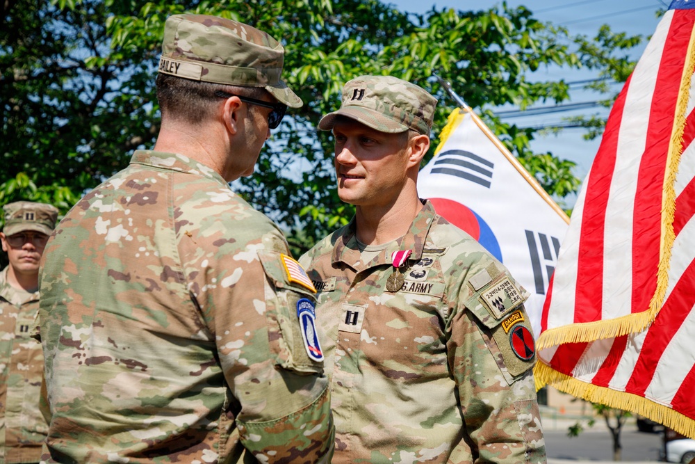 B Co 4-23IN Change of Command