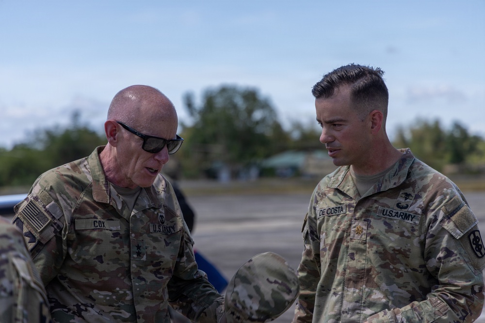 Balikatan 2026: U.S. Army Maj. Gen. E. Darrin Cox Visits  Medical and Aviation Sites