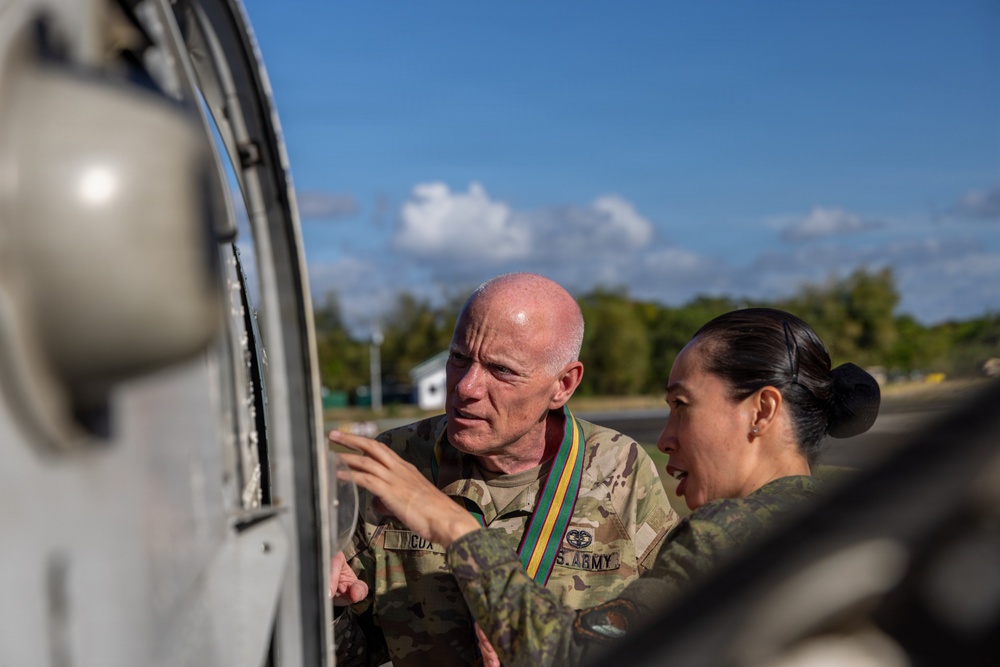Balikatan 2026: U.S. Army Maj. Gen. E. Darrin Cox Visits Medical and Aviation Sites