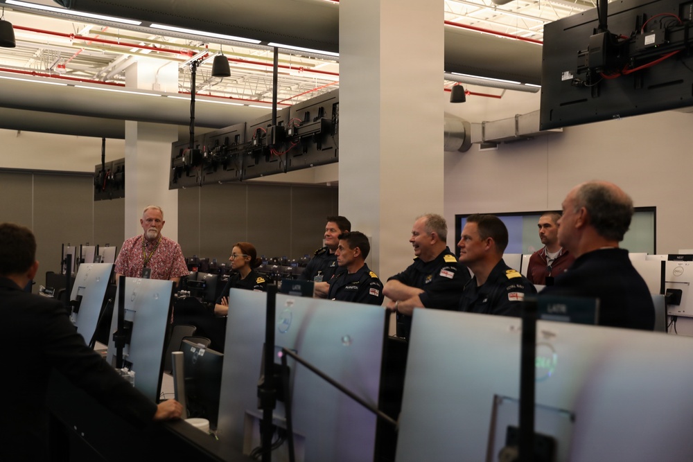 UK Second Sea Lord Visits Chamberlain Hall, Hefti GLOC.