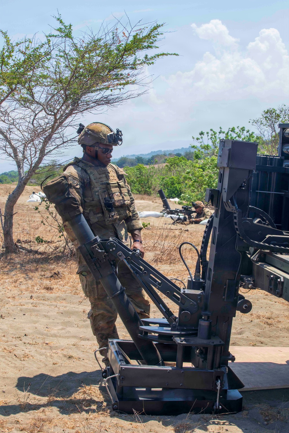 Balikatan 2026: 25th ID mortars conduct a dry fire during a live fire exercise during Exercise Balikatan in the Philippines