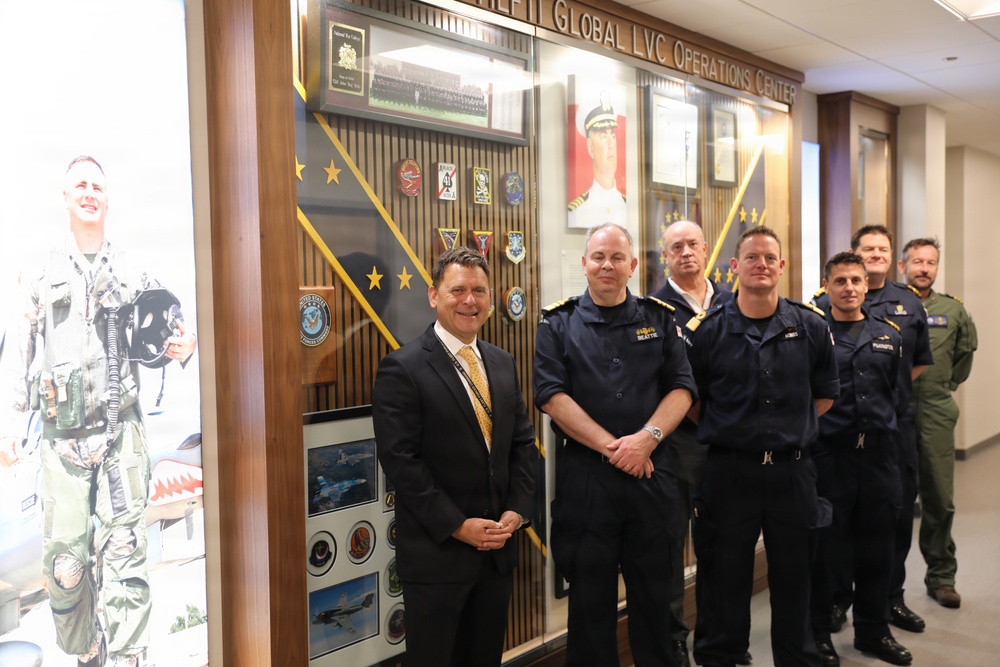 UK Second Sea Lord Visits Chamberlain Hall, Hefti GLOC.