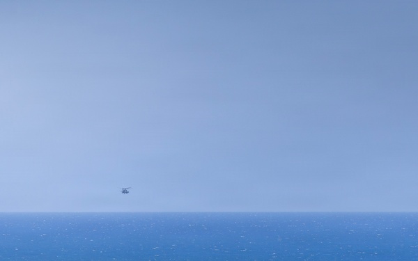 Balikatan 2026: Task Force Saber conducts multiship AH-64 Apache reconnaissance flight over Luzon Strait during counter landing live-fire exercise