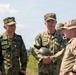 Balikatan 2026: JGSDF Major General Toshikatsu Musha visits 25th ID mortar firing point during a live fire exercise in the Philippines