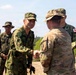 Balikatan 2026: JGSDF Major General Toshikatsu Musha visits 25th ID mortar firing point during a live fire exercise in the Philippines