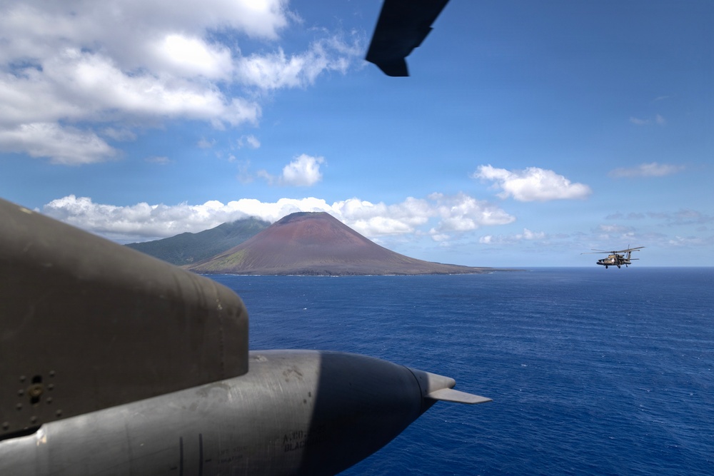 Balikatan 2026: Task Force Saber conducts multiship UH-60 Black Hawk flight over Luzon Strait