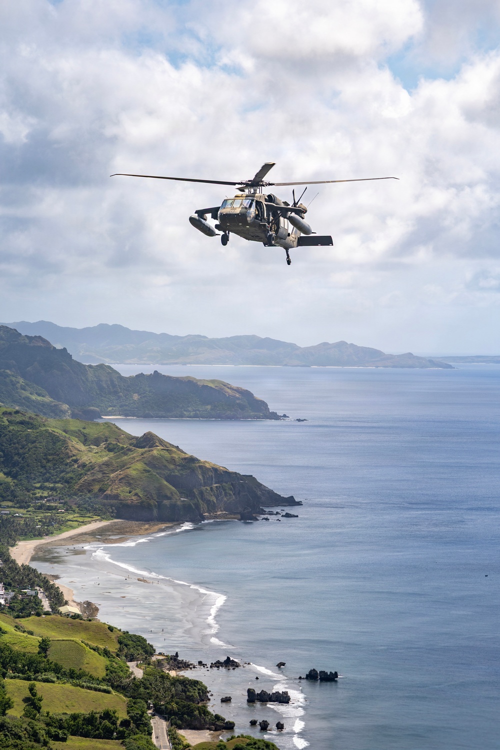 Balikatan 2026: Task Force Saber conducts multiship UH-60 Black Hawk flight over Luzon Strait