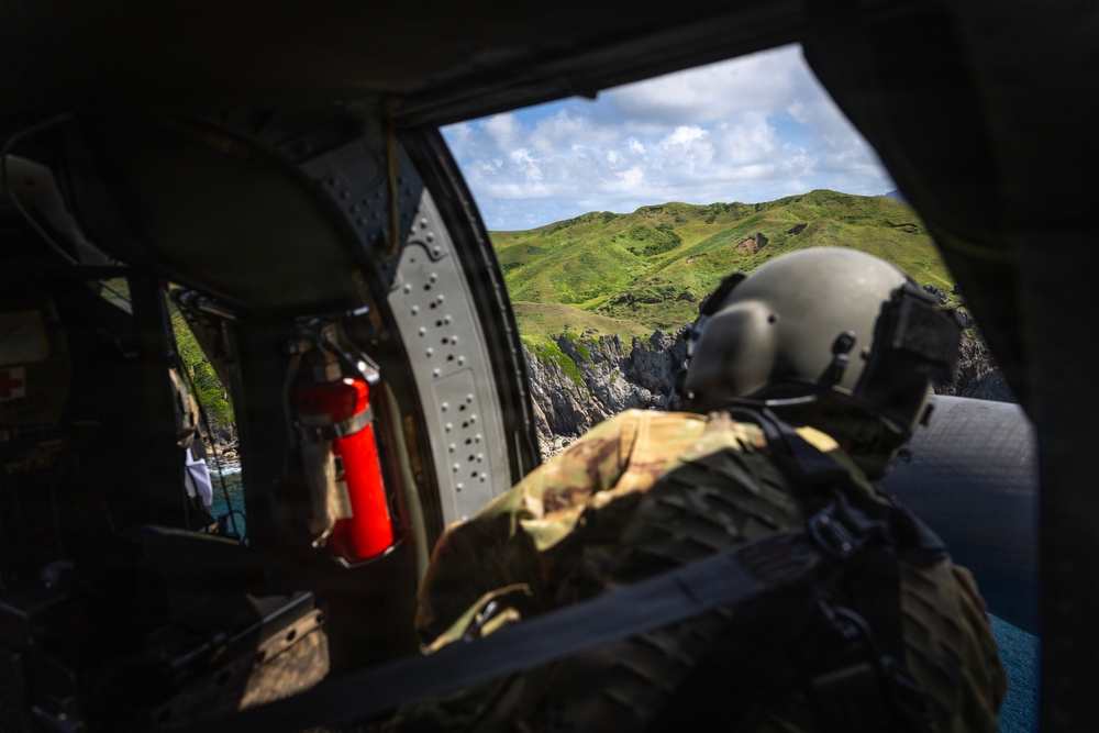 Balikatan 2026: Task Force Saber conducts multiship UH-60 Black Hawk flight over Luzon Strait