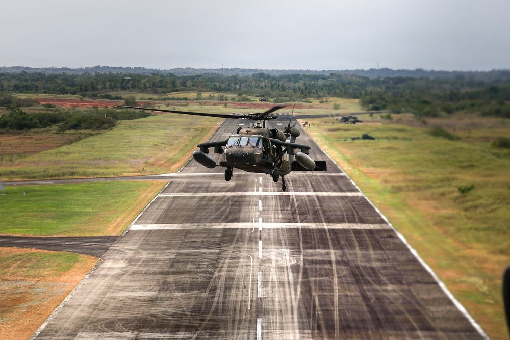 Balikatan 2026: Task Force Saber conducts multiship UH-60 Black Hawk flight over Luzon Strait