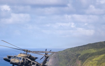 Balikatan 2026: Task Force Saber conducts multiship UH-60 Black Hawk flight over Luzon Strait