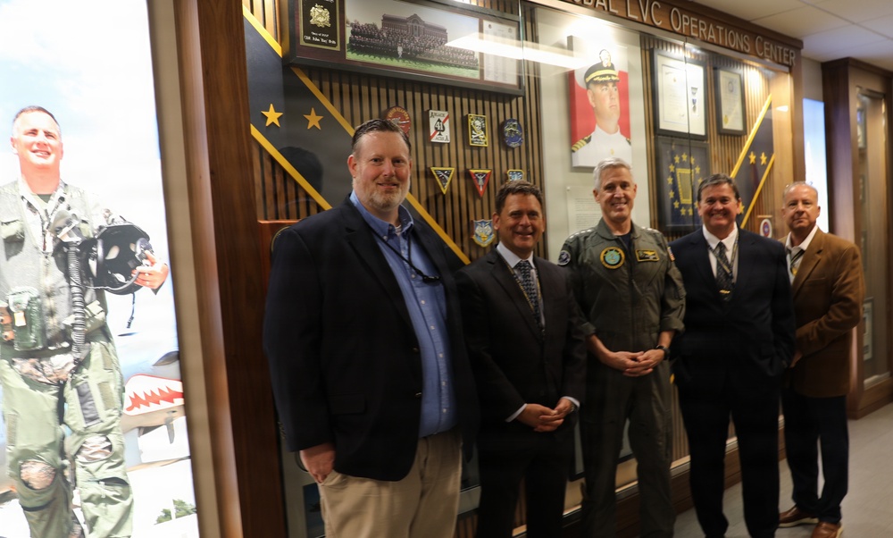Commander US Pacific Fleet tours Chamberlain Hall, Hefti GLOC.