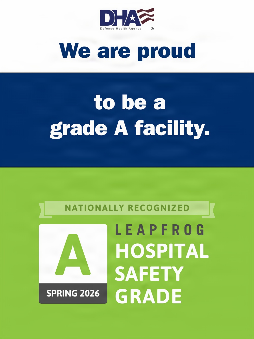 15 military hospitals receive Leapfrog's highest Hospital Safety Grade