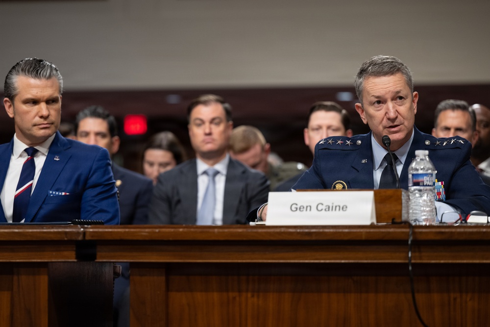SW, CJCS Testify at DoW SASC Hearing