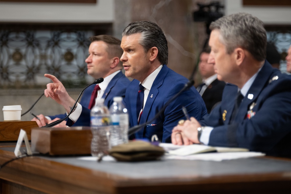 SW, CJCS Testify at DoW SASC Hearing