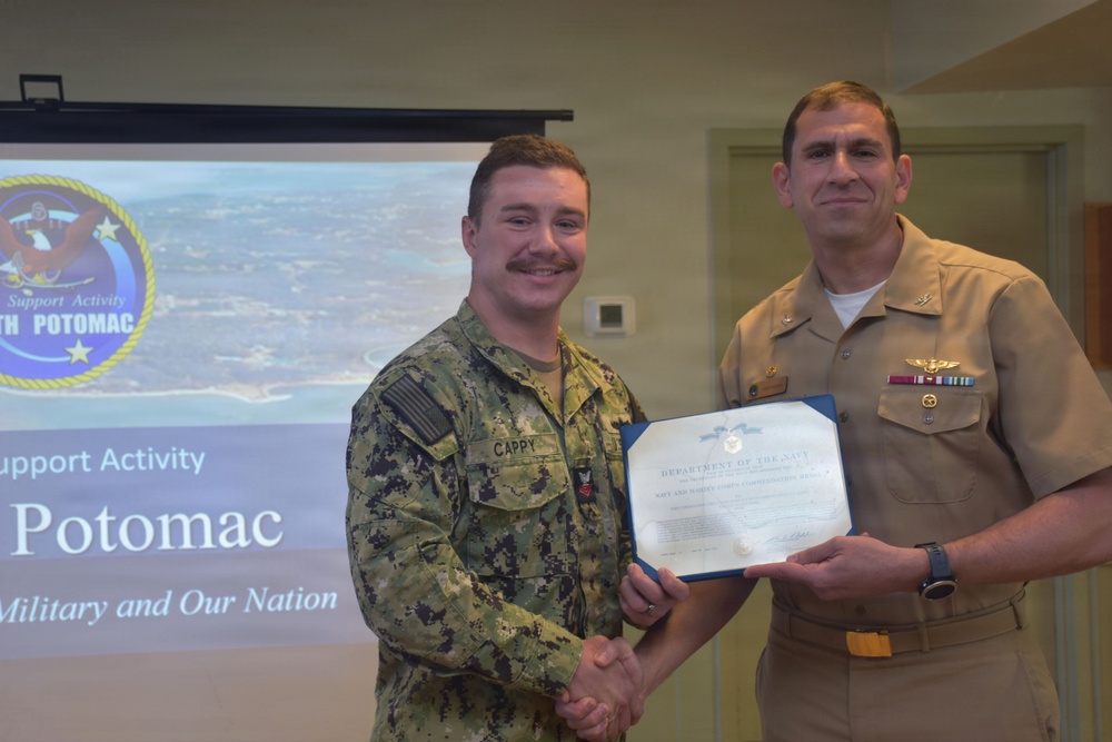 NSASP Command Assembly Honors Civilian High Achievers, Sailors